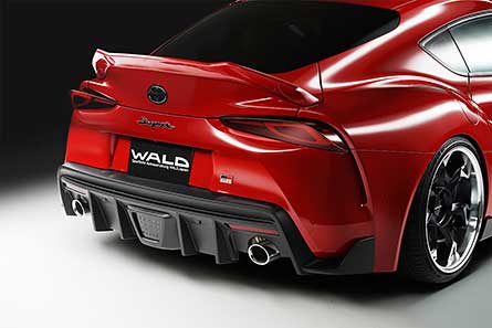 ชุดแต่งสเกิร์ตรถซูปร้า Toyota Supra 2020 ทรง WALD Sport.